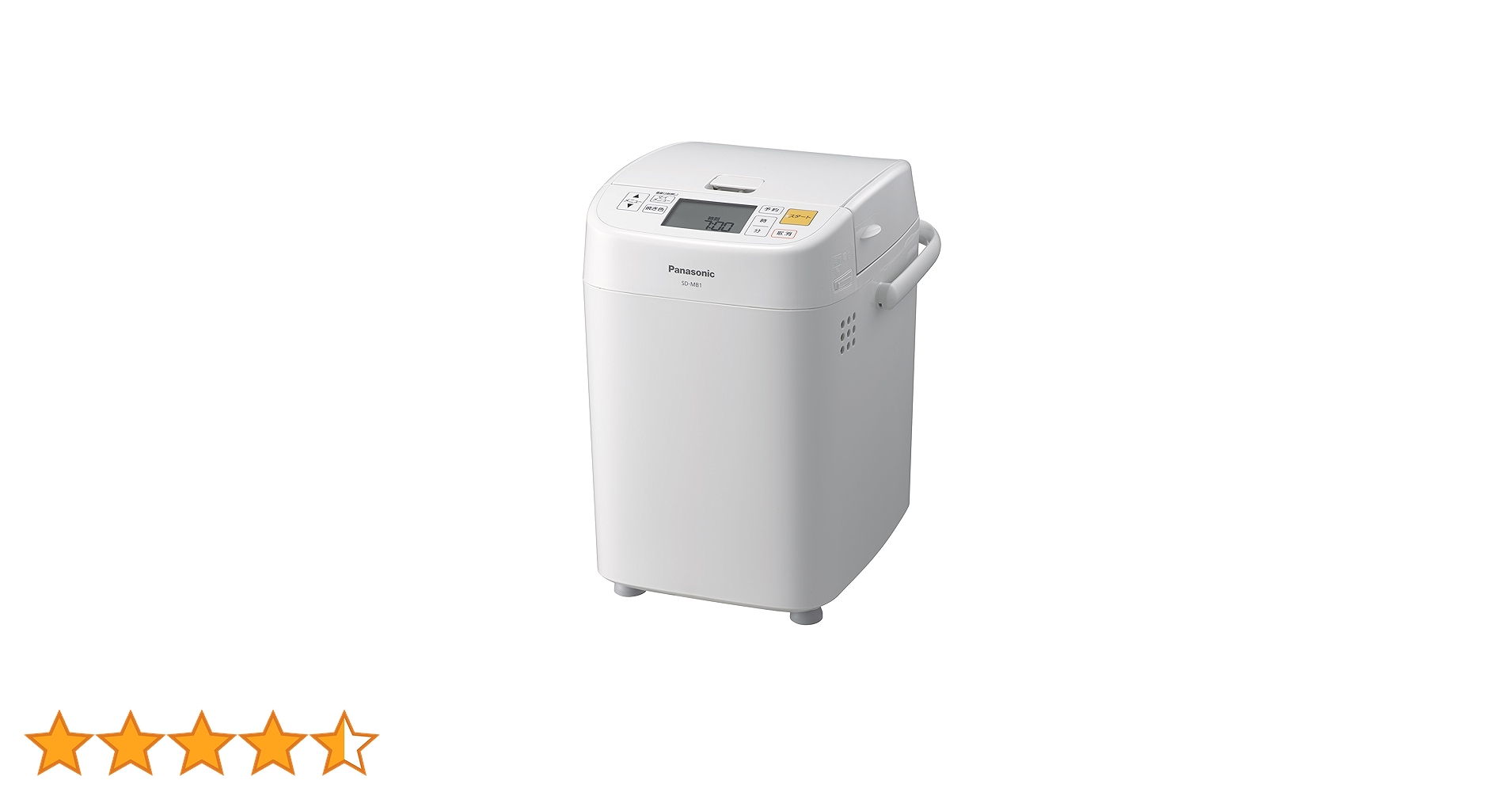 Panasonic ホームベーカリー SD-MB1-W 一斤 Amazon | パナソニック ホームベーカリー 1斤タイプ ホワイト SD